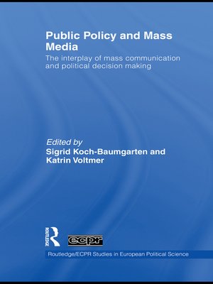 cover image of Public Policy and the Mass Media